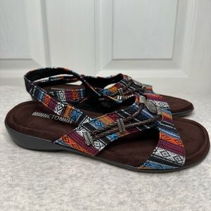 Minnetonka Aztec Inspired Sandals